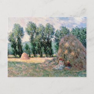 Cartes Pour Fêtes Annuelles Claude Monet - Haystacks