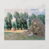 Cartes Pour Fêtes Annuelles Claude Monet - Haystacks (Devant)