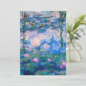 Cartes Pour Fêtes Annuelles Claude Monet - Lys d'eau 1919 (Debout devant)