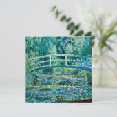 Cartes Pour Fêtes Annuelles Claude Monet - Nappes D'Eau Et Pont Japonais (Debout devant)