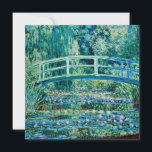 Cartes Pour Fêtes Annuelles Claude Monet - Nappes D'Eau Et Pont Japonais<br><div class="desc">Claude Monet - Nappes D'Eau Et Pont Japonais (1899)</div>