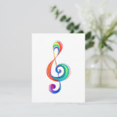 Cartes Pour Fêtes Annuelles Clé arc-en-ciel (Debout devant)