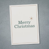 Cartes Pour Fêtes Annuelles Clean & Minimalist Merry Christmas