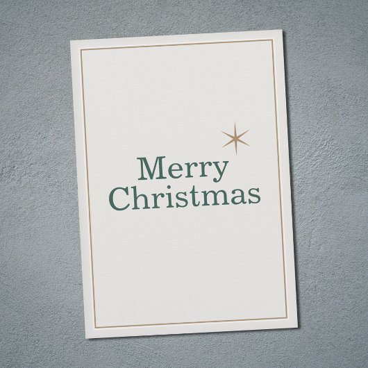 Cartes Pour Fêtes Annuelles Clean & Minimalist Merry Christmas