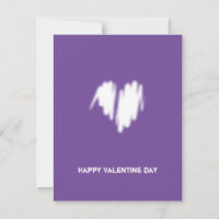 Clean White Entreprise QR Code Heart Love