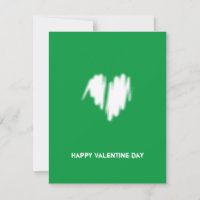 Clean White Entreprise QR Code Heart Love