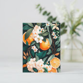 Cartes Pour Fêtes Annuelles Clementine Mandarine (Debout devant)