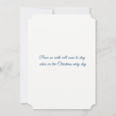 Cartes Pour Fêtes Annuelles Clergy Scottish Tartan Christmas (Dos)