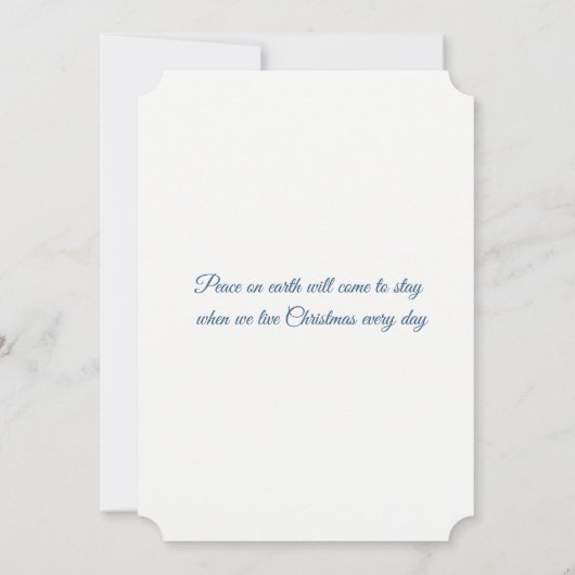 Cartes Pour Fêtes Annuelles Clergy Scottish Tartan Christmas (Dos)