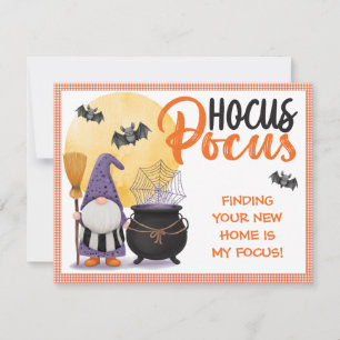 Cartes Pour Fêtes Annuelles Client de Gnome d'Halloween passe par là