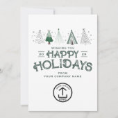 Cartes Pour Fêtes Annuelles Clients de Noël d'affaires Whimsical (Devant)
