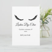 Cartes Pour Fêtes Annuelles clignote par ajouter nom contact info médias socia (Debout devant)