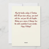 Cartes Pour Fêtes Annuelles Cloche de Noël Yuletide (Dos)