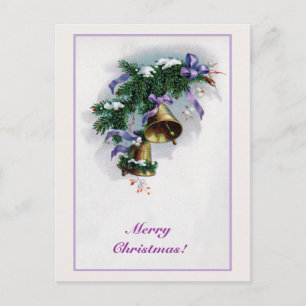Cartes Pour Fêtes Annuelles Cloches de Noël vintage et décoration