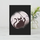 Cartes Pour Fêtes Annuelles Clôture Jeu joueur fencer sport clôture Chat (Debout devant)