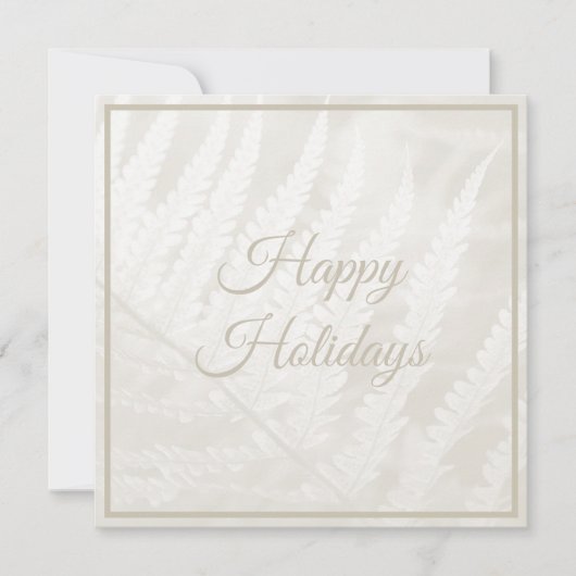 Cartes Pour Fêtes Annuelles Cloud Dancer Botanic Foliage Christmas (Devant)
