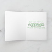 Cartes Pour Fêtes Annuelles Clover de Noël (Intérieur)