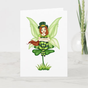 Cartes Pour Fêtes Annuelles Clover Fairy