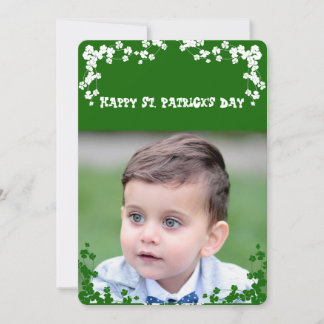Cartes Pour Fêtes Annuelles Clover vintage St Patrick's Day Son/Grandson Photo