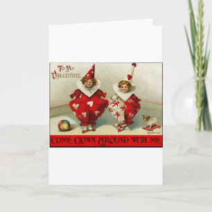 Cartes Pour Fêtes Annuelles Clown autour