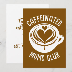 Cartes Pour Fêtes Annuelles Club des mamans caféinées Maman branchée amoureuse