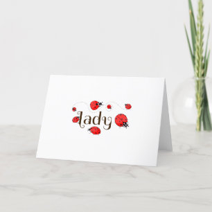 Cartes Pour Fêtes Annuelles Coccinelle