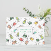 Cartes Pour Fêtes Annuelles Coccinelle Mine Mon Amour de la Saint-Valentin (Debout devant)