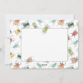 Cartes Pour Fêtes Annuelles Coccinelle Mine Mon Amour de la Saint-Valentin (Dos)