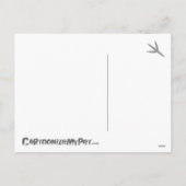 Cartes Pour Fêtes Annuelles Cockatiel de Noël (Dos)