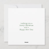 Cartes Pour Fêtes Annuelles Cockatoo blanc présente Joyeux Noël (Dos)