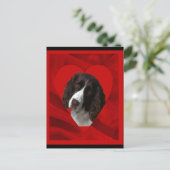 Cartes Pour Fêtes Annuelles Cocker Spaniel Saint-Valentin (Debout devant)