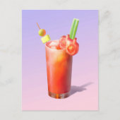 Cartes Pour Fêtes Annuelles Cocktail Creative Bloody Mary (Devant)