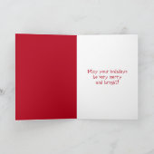 Cartes Pour Fêtes Annuelles Cocktail de Noël (Intérieur)