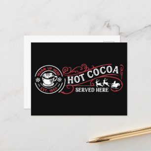 Cartes Pour Fêtes Annuelles Coco chaud servi ici