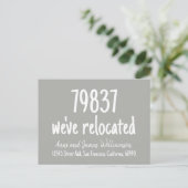 Cartes Pour Fêtes Annuelles Code postal personnalisé Ajouter des détails Nous (Debout devant)