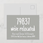 Cartes Pour Fêtes Annuelles Code postal personnalisé Ajouter des détails Nous (Devant / Derrière)