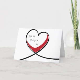 Cartes Pour Fêtes Annuelles Coeur