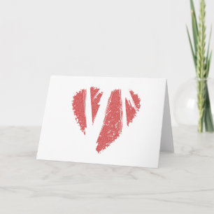 Cartes Pour Fêtes Annuelles Coeur brisé