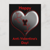 Cartes Pour Fêtes Annuelles Coeur brisé (Devant)