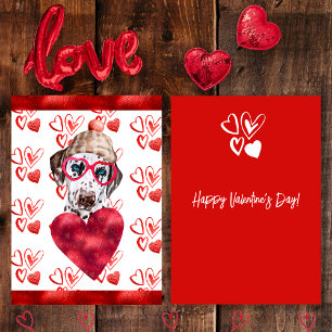 Cartes Pour Fêtes Annuelles Coeur Dalmatien Amoureux des chiens Valentine Cade