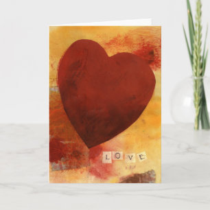 Cartes Pour Fêtes Annuelles Coeur d'amour