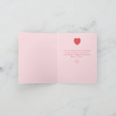 Cartes Pour Fêtes Annuelles Cœur de dentelle en forme de cœur dessiné à la mai (Intérieur)