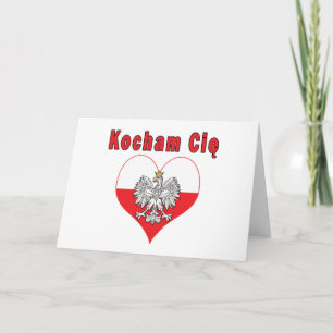 Cartes Pour Fêtes Annuelles Coeur de Kocham cie Eagle