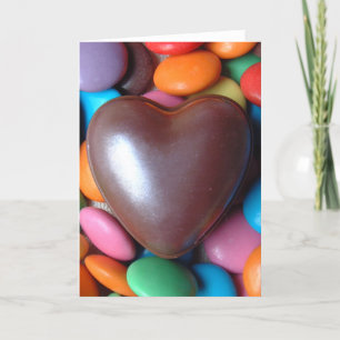 Cartes Pour Fêtes Annuelles Coeur de Smartie