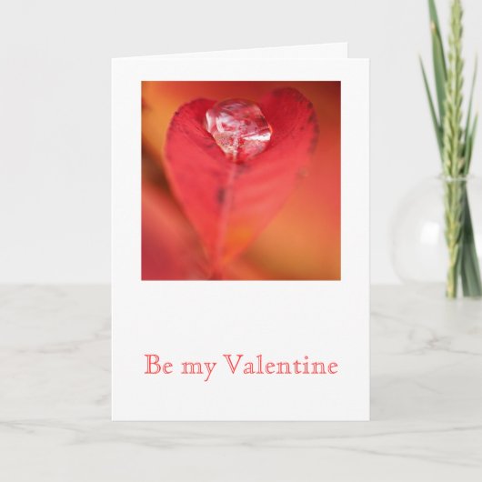 Cartes Pour Fêtes Annuelles Coeur feuille (Devant)