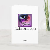 Cartes Pour Fêtes Annuelles Coeur roux (Dos)