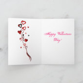 Cartes Pour Fêtes Annuelles Coeur roux (Intérieur)