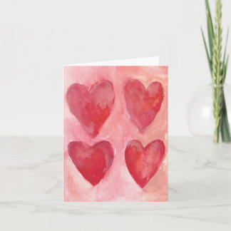 Cartes Pour Fêtes Annuelles Coeurs