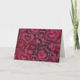 Cartes Pour Fêtes Annuelles Coeurs, amour romantique rose rouge valentines cad