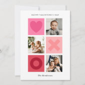 Cartes Pour Fêtes Annuelles Coeurs, câlins et baisers Photo Saint Valentin (Devant)